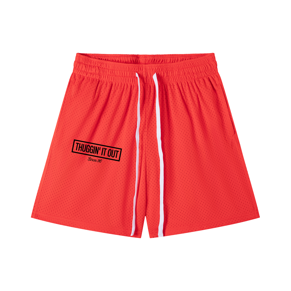 Mesh Drawstring Shorts