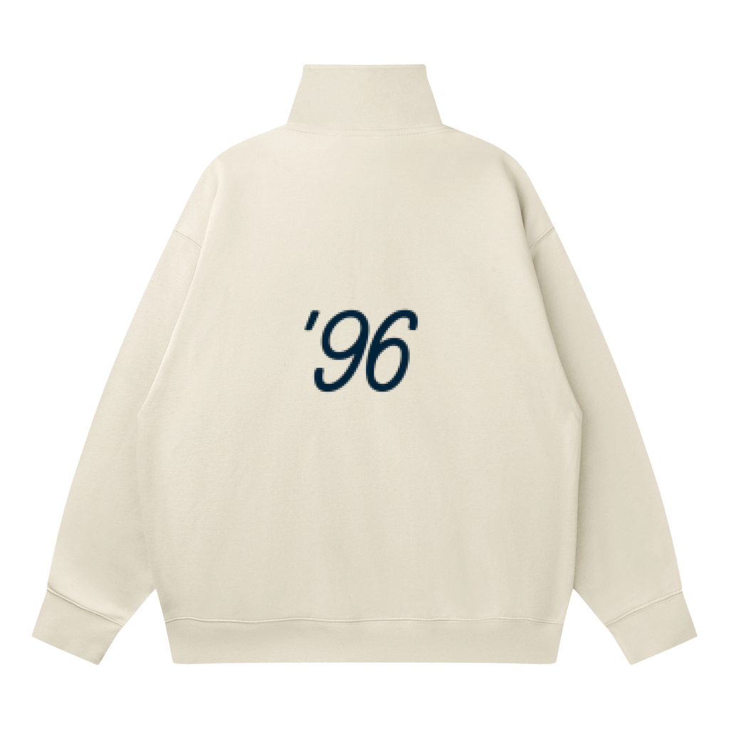 Quarter-Zip Drop Shoulder Sweatshirt